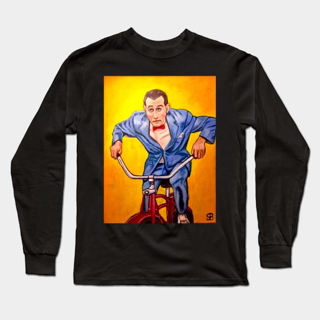 Peewee Herman Long Sleeve T-Shirt by StewStudio